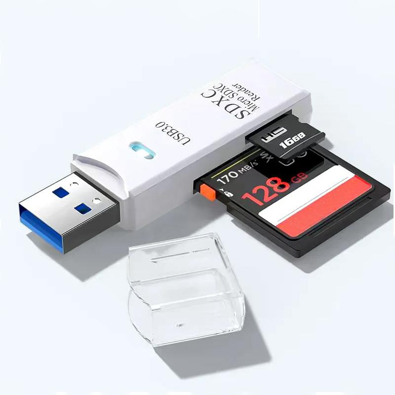 USB3.0 2.0 Card Reader High Speed Multi Ports Micro SD TF Card Writer Computer Laptop Tablet Memory Expansion Adapter