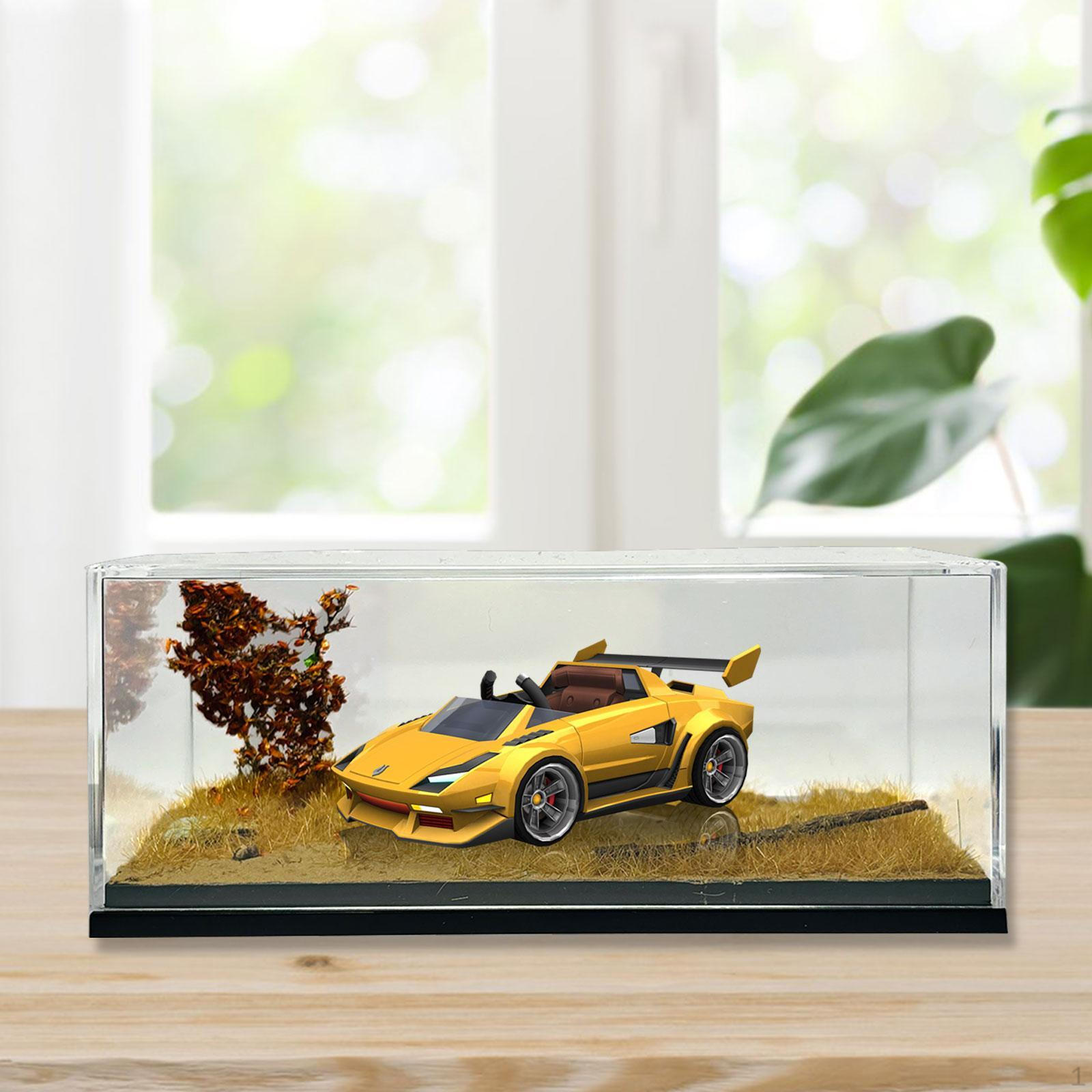 

Model Car Display Case Parking Garage Diorama 1/64 Ornament Decoration Photo Prop Toy Storage
