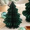 Honeycomb Paper Christmas Tree 3D Foldable Accordion Xmas Tree Winter Tabletop