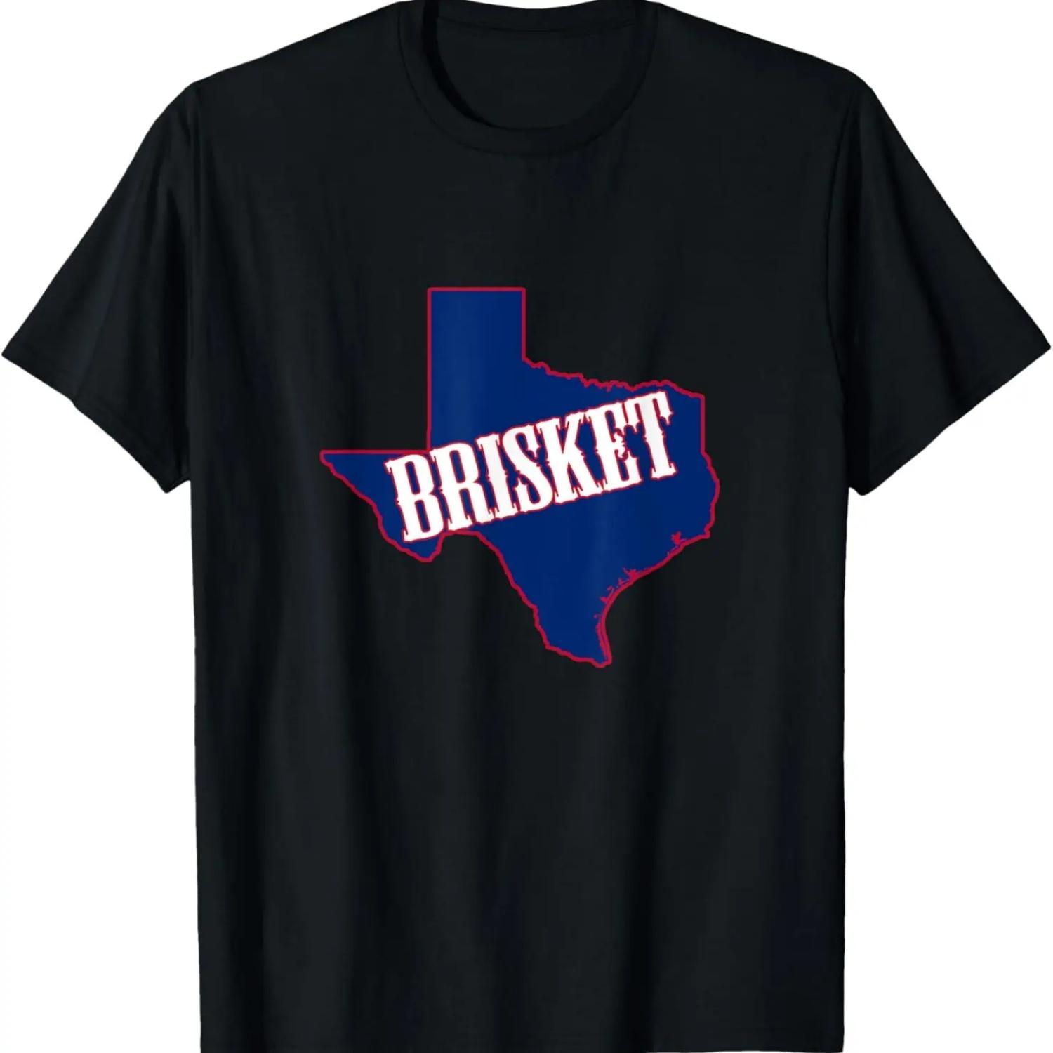 

Cool Barbecue Tees - Texas Brisket T-Shirt T-Shirt S чёрный