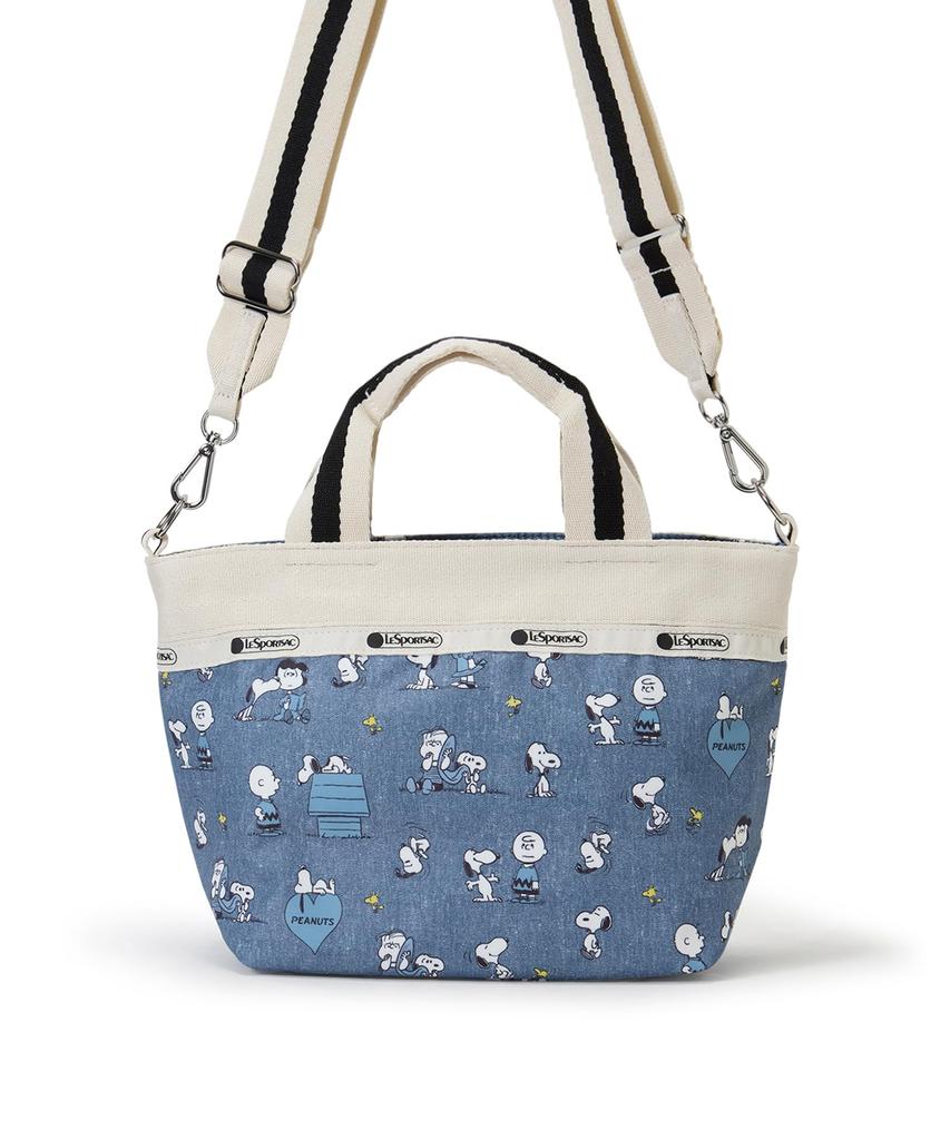 LeSportsac Official Small Bucket Tote Peanuts Happy Pals Bag/3041 Women's