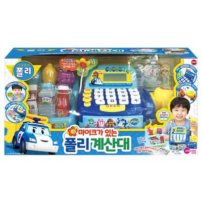 One&one Robocar Poli ödeme bankosu, mikrofon, karışık renkler, Kore'nin popüler oyuncakları
