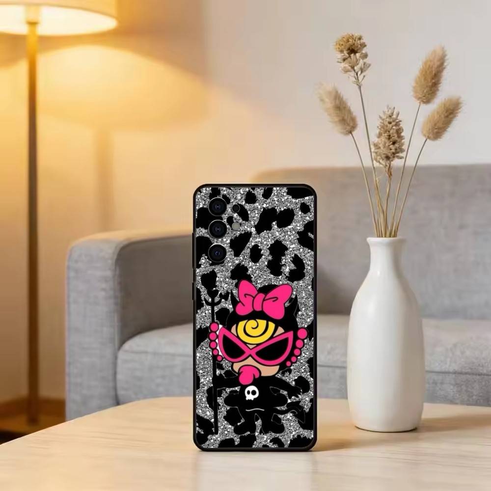 C-cute H-Hysteric M-Min Phone Case For Samsung S25,S24,S21,S22,S23,S30,Ultra,S20,Plus,Fe,Soft Silicone Black Cover