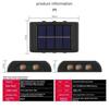 4-10 Led Solar Lamp Outdoor Waterproof Wall Lights For Garden Yard Decor Landscape Up And Down Luminous Lighting 1Pc