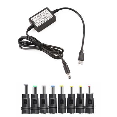 Type C To DC24V Cable with Interchangeable Connectors Set for Multiple Device Compatibility Power Supply Cord 120cm