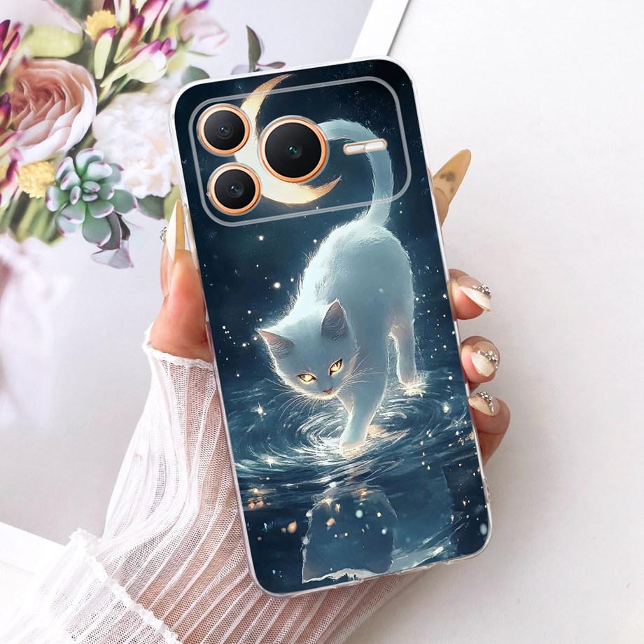 For Honor Power2 Phone Case Soft Clear Silicone Back Cover Butterfly Dragon Cat Floral Painting Bumper On Honor Power 2 Fundas