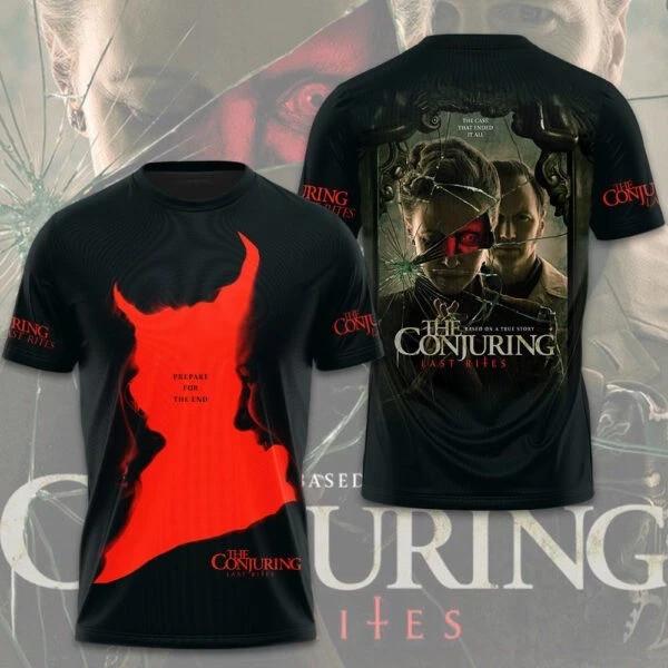 The Conjuring 3D T-Shirt 2026 Last Rites The case that ended it all Size S-5Xl