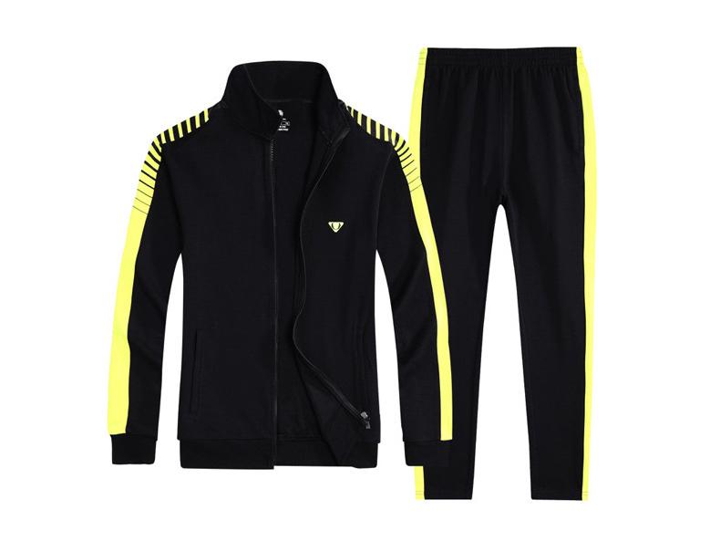 Unisex Student Sportswear Set: Spring/Autumn Long Sleeve Two-Piece Outfit for Couples