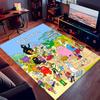 Custom personalization Barbapapa Print Area Rug - Soft, Washable Non-Slip Indoor Mat,Living Room,Home&Office Decorative Rug