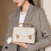 Top Layer Cowhide Fashion Bag Women's New High Sense Handbag Hundred-match Single Shoulder Diagonal Bag