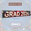 Grad Event Banner Graduation Caps Grad Party Background Senior Grad Backdrop Red And Blue For Graduation Ceremony Graduation
