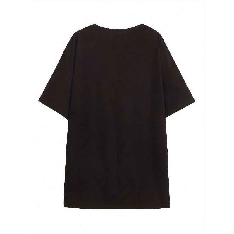 Womens Plus Size Off Shoulder T Shirt