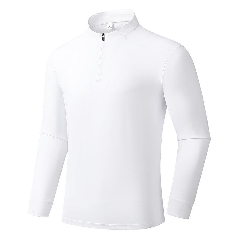2026 Men's Breathable Half-Zip Long Sleeve Polo Shirt for Sports & Outdoor Activities