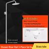 TLXT Heavy-Duty Adjustable Shower Riser Rail Kit