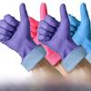 Guanti in Gomma Peluche Spessi da Donna per Lavare i Piatti, il Bucato e le Faccende Domestiche