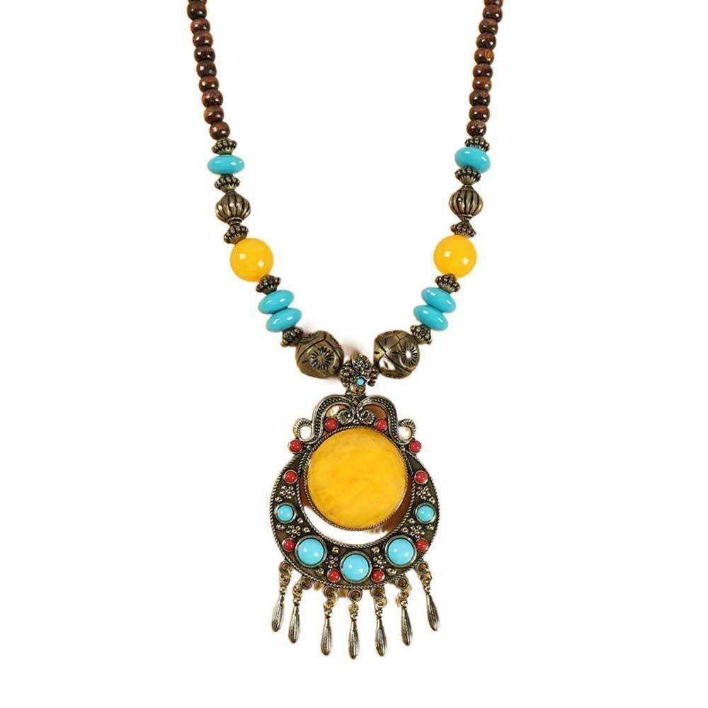 

Vintage Ethnic Head Chain Alloy Bohemia Tiara New Forehead Pendant Women E