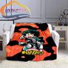 Cartoon My Hero Academia Fleece-teppe, All Over Print, Gaver til ham/hennes mønsterteppe