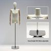 Korean Style Women's Clothing Display Mannequin with Flat Chest and Square Shoulders