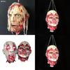 Halloween Simulation Horror Zombie Skull Head Props For Party Setup