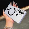 Frosted Semi Clear Magnetic Phone Case for infinix HOT 12 Play Soft TPU Shockproof Cover