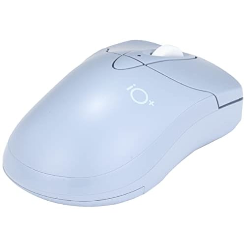 Sanwa Supply Mouse Bluetooth5.0 Quiet 3 Buttons Blue LED Small "Ioplus" Series Sky Blue MA-IPBBS303BL