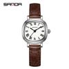 SANDA Top 1137 Women's Quartz Watch Fashionable and Elegant Rose Gold Minimally Roman Digital Women's Quartz Watches