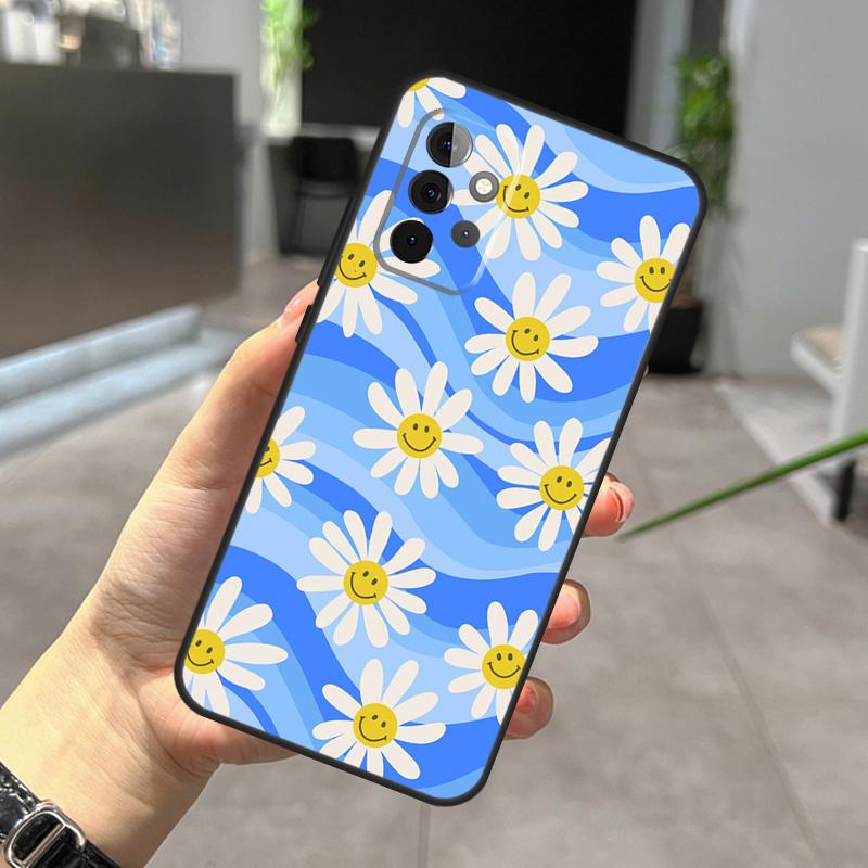 retro Groovy hippie boho rainbow Case For Samsung Galaxy A53 A33 A13 A14 A34 A54 A31 A51 A71 A12 A22 A32 A42 A52 A52S Coque