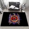 Slayer Kerry King Teppich - Handgefertigte getuftete rutschfeste Matte für Schlafzimmer & Wohnzimmer, Metal-Band Fan Deko