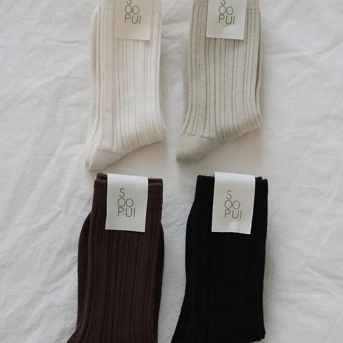 (4-pack) Organic Cotton Socks Set of 4
