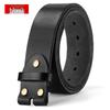 Men's Washable Genuine Leather Belt, Top Grain Cowhide, 3.8cm