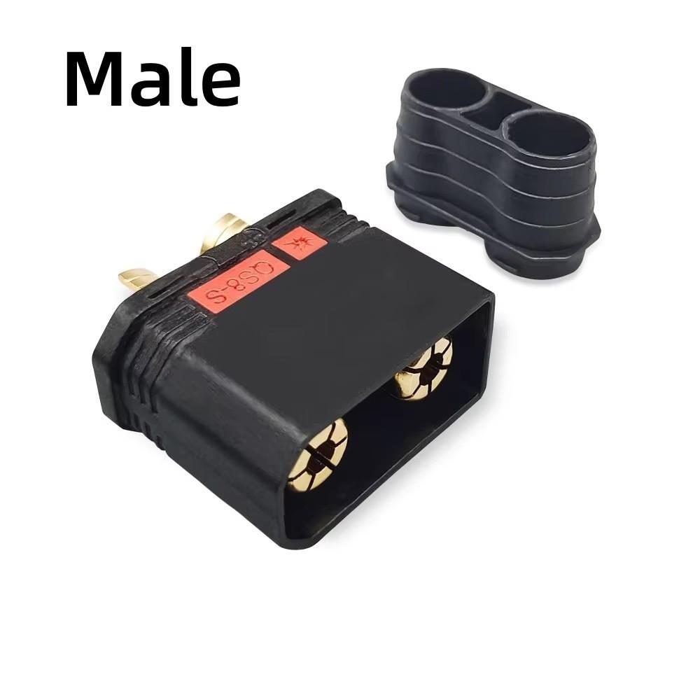Anti Spark QS8-S Connector Gold Plated RC Accessories New QS8P-S Battery Plug for RC Model Car