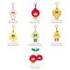 TOP TOY Crayon Shin-chan [Fruit House] Series Plush Pendant [1 Piece] Gachapon Blind Box Figure Plastic Model Premium Toy PVC Soft Vinyl Shin-chan
