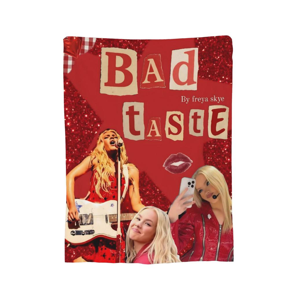 Bad Taste Freyas Singer Skyes  Flannel Blankets  Vintage Throw Blankets for  Sofa Bedding Lounge 200x150cm Bedspread