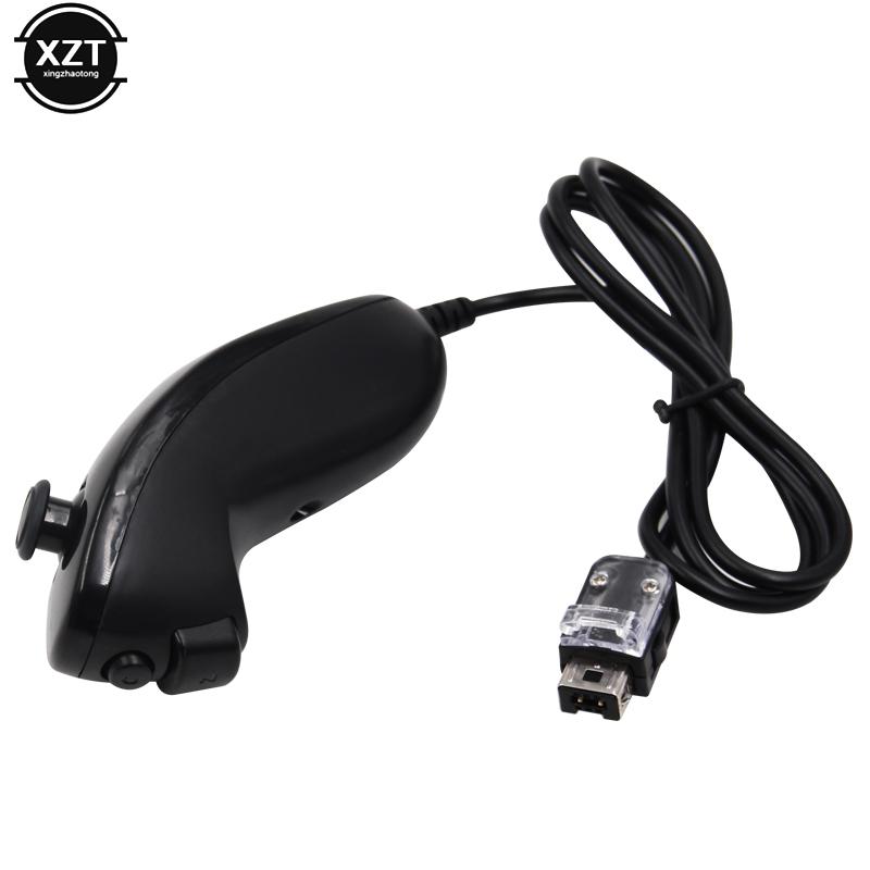 Wired Nunchuck For Nintendo WIIU/WII Game Controller Hand Curved Game Handle Controller Nunchuk Tool For Wii Gamepad Accessories 5