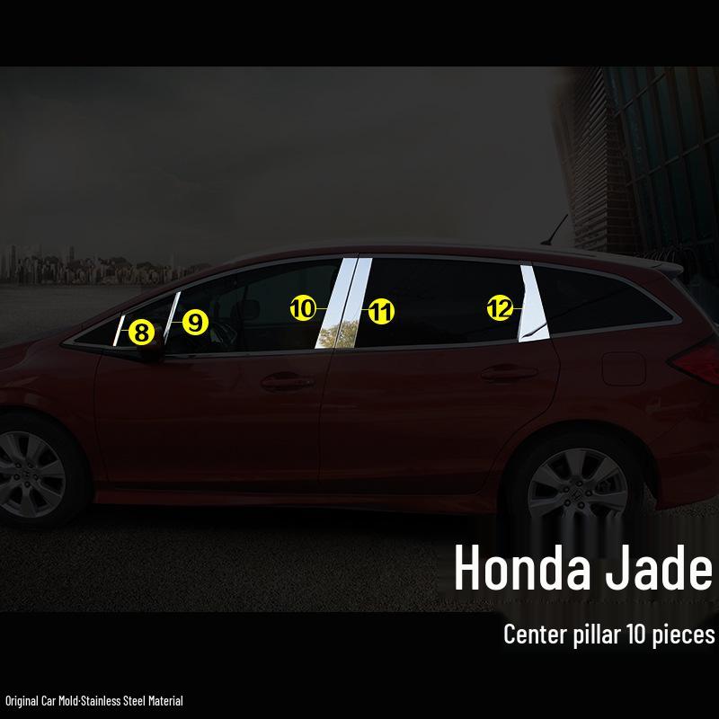 Jade Car Window Trim: Stainless Steel Door Edge and Decor Strips