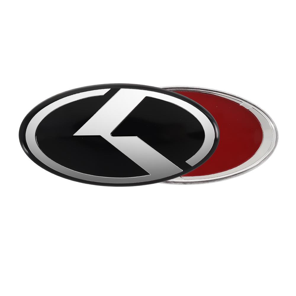 MFKN6 61MM 3D Aluminum Emblem Car Steering Wheel Badge Sticker For New KIA GT K STINGER Sportage Niro Rio Ceed Cerato Soul Sorento KX5