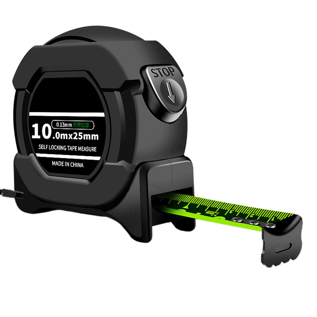 Flexible & Durable ABS Tape Measure with Clear Scale & Fluorescent Coating Reliable Self Locking Tape Measure for Home