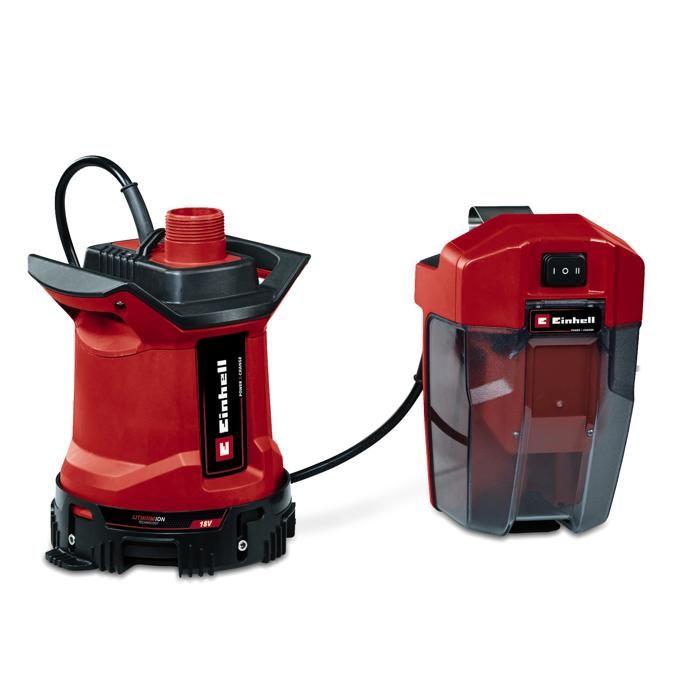 Einhell Pompe d'évacuation pour eaux chargées GE-DP 18/25 LL Li Solo PXC (18V) Livré sans Batterie ni Chargeur