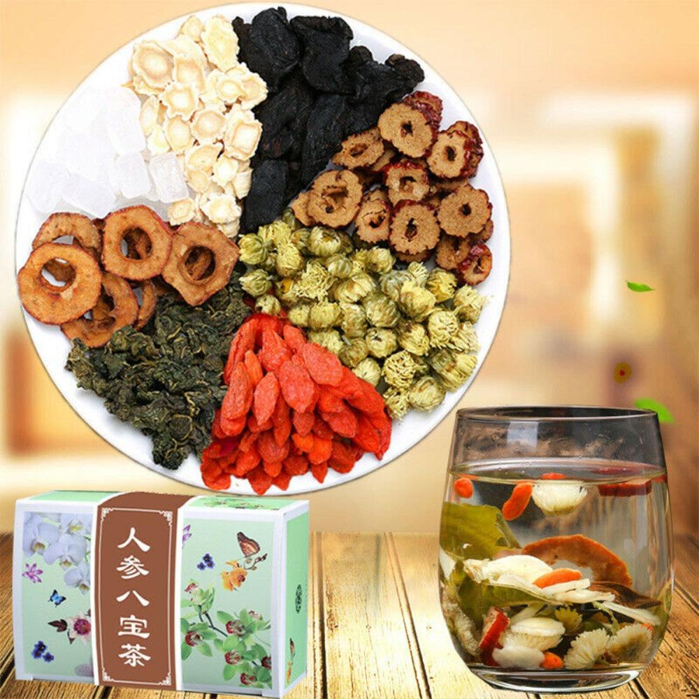 120g Ginseng Goji Hawthorn Herbal Tea Energy Boost for Men Women 01