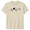 Heartbeat Dog TShirt Pomeranian Pet Lovers Birthday Gift For Him And Her
