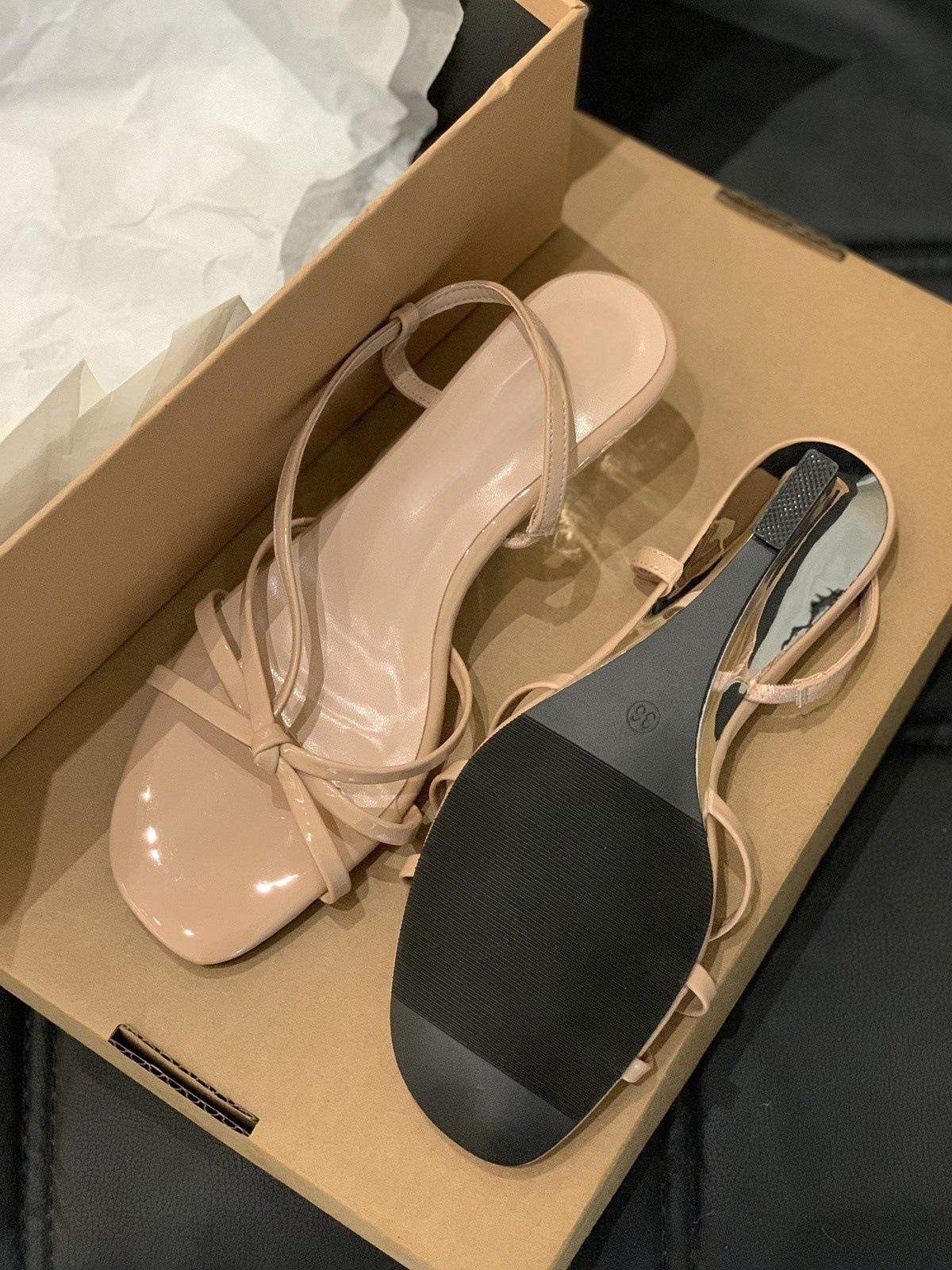 

French wedge temperament niche pink open-toed sandals female outer wear fairy with skirt high heel Roman beautiful sandals 40