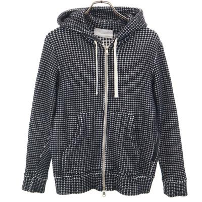 Seagreen Long Sleeve Waffle Zip Hoodie 2 Navy Men's Used