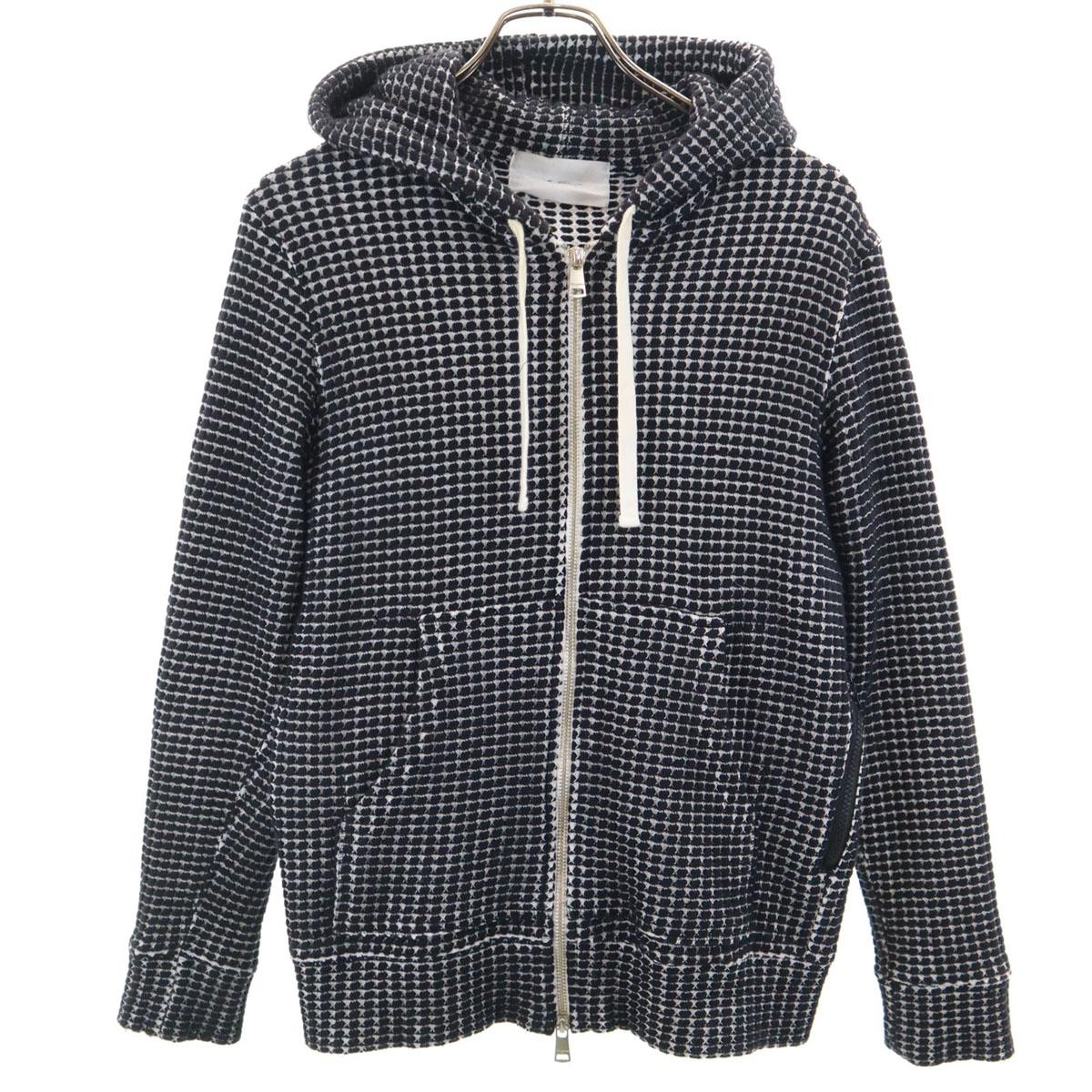 

Seagreen Long sleeve waffle Zip hoodie 2 Navy Men s Used