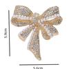 Vintage Alloy Pearl Bow Brooch - Women's Fashion Jewelry Pin for Suits and Coats