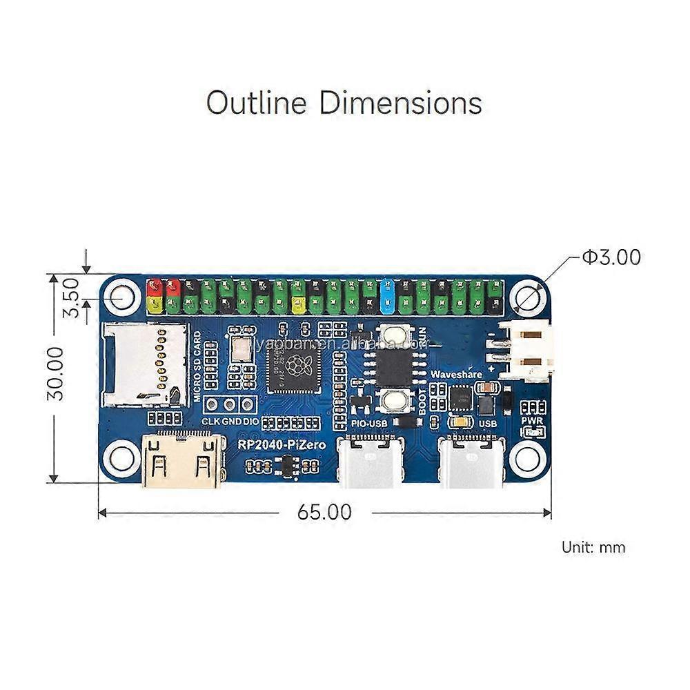 PICO RP2040-PiZero RP2040 Chip for Raspberry Pi ( O9A3 V6N7 G4K5 C4C