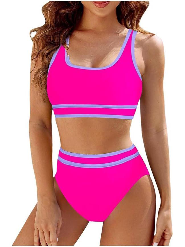 2025 Euro-American Chic Backless Solid Color Sexy Bikini