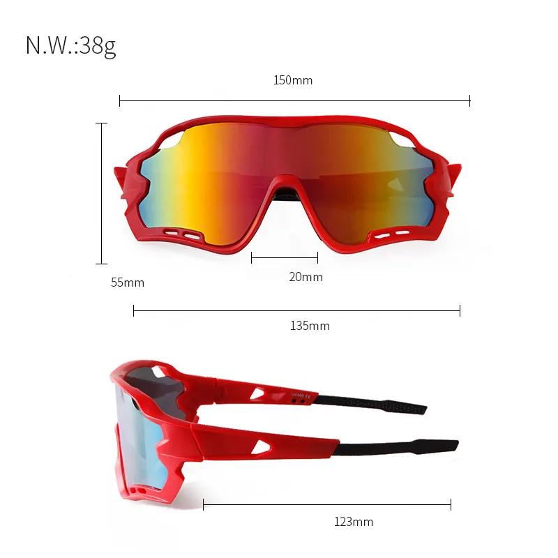 Outdoor Sports Outdoor Men Sunglasses Design Oversized Frame UV400 Pilot Travel Cycling Fishing Women Shades Sun Glasses Male