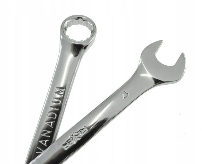 Flat Open Wrenches 6-22 12 Pieces Crv