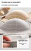 Women's Lace Edge Seamless Satin Bra - Minimizes Large Busts, Push-Up, Summer Thin, No Underwire, Comfortable & Breathable.