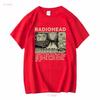 Radiohead We Escape Cotton 100 Forest Green T shirt NH14426 vintage Washed Casual Breathable Top For Everyday Wear Stretched